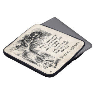 Protection Pour Ordinateur Portable Alice au pays des merveilles ; Chat de Cheshire
