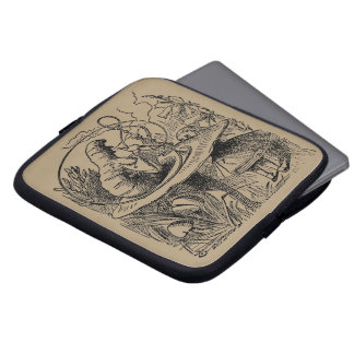 Protection Pour Ordinateur Portable Alice vintage au pays des merveilles Chatouchine