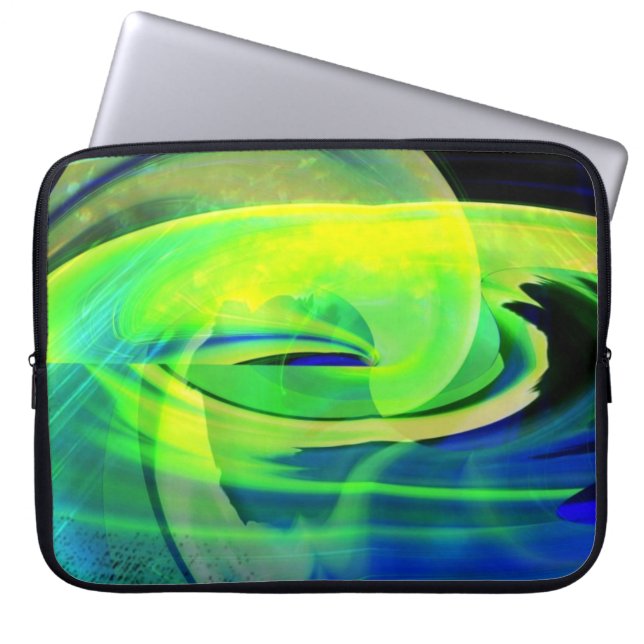 Protection Pour Ordinateur Portable Alien Arrival Abstract Laptop Sleeve (Devant)
