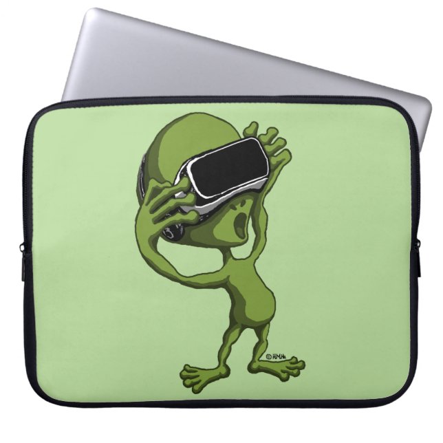 Protection Pour Ordinateur Portable Alien de VR (Devant)