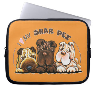 Protection Pour Ordinateur Portable Amant de Shar Pei de Chinois