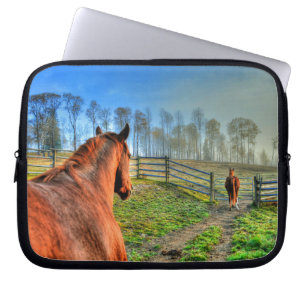 Protection Pour Ordinateur Portable Amateurs de chevaux Equine Ranch Horse Photo
