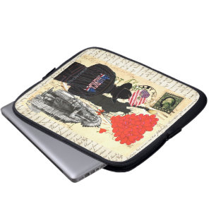 Protection Pour Ordinateur Portable Amérique vintage