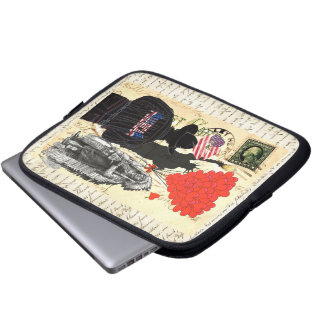 Protection Pour Ordinateur Portable Amérique vintage