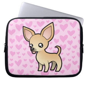 Protection Pour Ordinateur Portable Amour de chiwawa (manteau lisse)