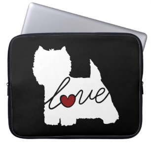 Protection Pour Ordinateur Portable Amour des montagnes occidental de Terrier (Westie)