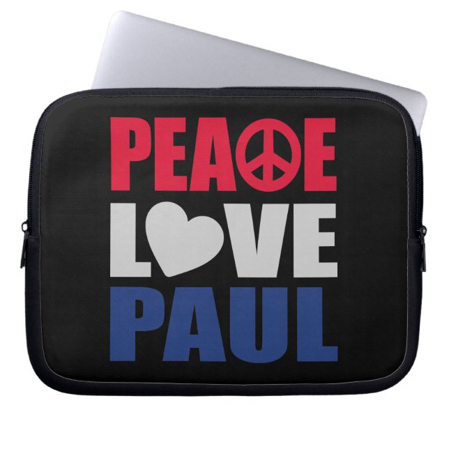 Protection Pour Ordinateur Portable Amour Paul de paix (Devant)
