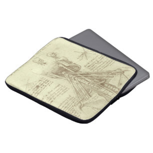 Protection Pour Ordinateur Portable Anatomie humaine colonne vertébrale par Leonardo d