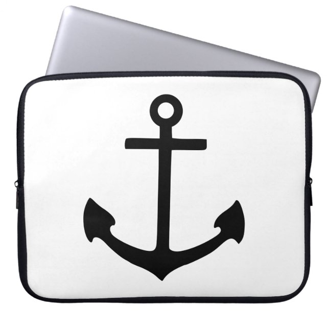Protection Pour Ordinateur Portable Ancre noire (Devant)