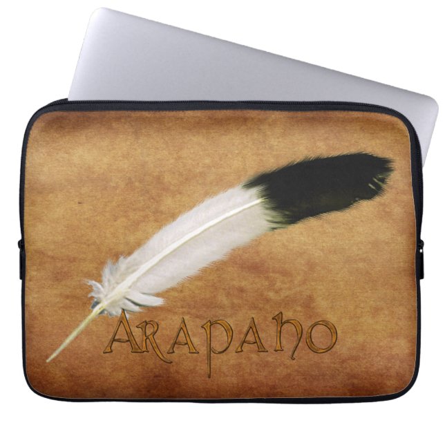 Protection Pour Ordinateur Portable ArAPAHO Amérindien Peather Portable Sleeve (Devant)