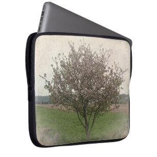 Protection Pour Ordinateur Portable Arbre pomme en fleurs