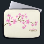 Protection Pour Ordinateur Portable Arbre rose de fleurs de cerisier<br><div class="desc">La douille personnalisée d'ordinateur portable comporte une belle illustration de vecteur de les fleurs de cerisier ou l'arbre de Sakura. Customisez avec votre nom,  monogramme,  initiales ou texte de votre choix. 
 Mujka</div>