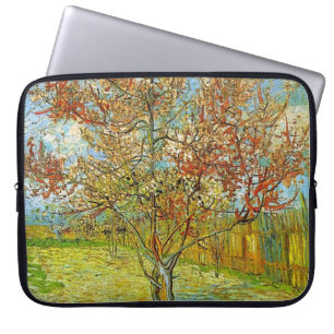 Protection Pour Ordinateur Portable Arbre rose de la Pêche dans la fleur rappelle la M