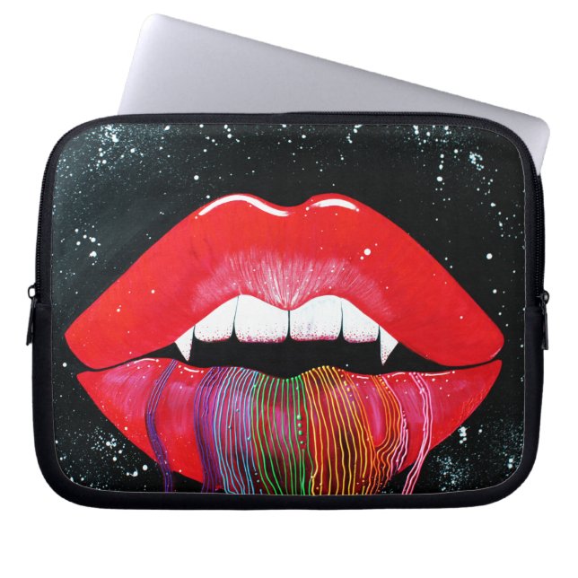 Protection Pour Ordinateur Portable Arc-en-ciel de vampire (Devant)