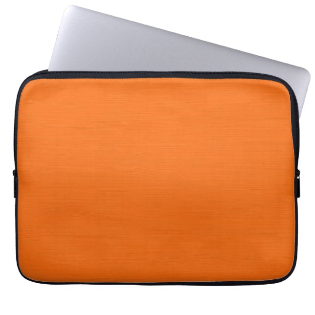 Protection Pour Ordinateur Portable Arrière - plan orange simple (Devant)