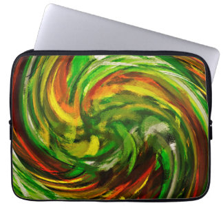 Protection Pour Ordinateur Portable Art abstrait de tourbillon moderne #13