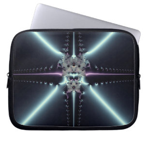 Protection Pour Ordinateur Portable Art abstrait étoile bleue