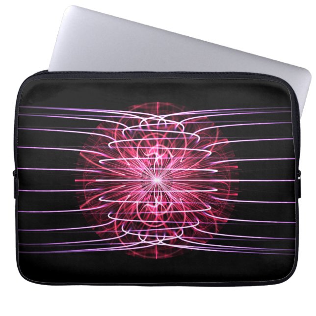 Protection Pour Ordinateur Portable Art fractal magnétique cool (Devant)