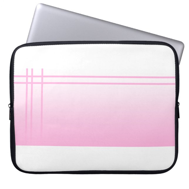 Protection Pour Ordinateur Portable Assez rose. Conception élégante simple (Devant)