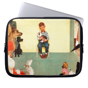 Protection Pour Ordinateur Portable Aux Vets de Norman Rockwell