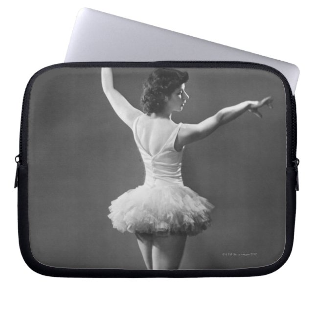 Protection Pour Ordinateur Portable Ballerine dans le tutu (Devant)