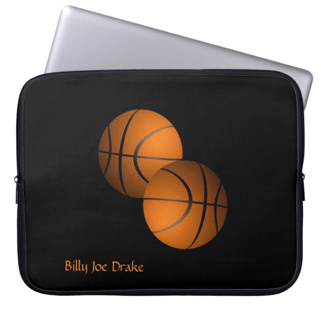 Protection Pour Ordinateur Portable Ballons de basket (Devant)