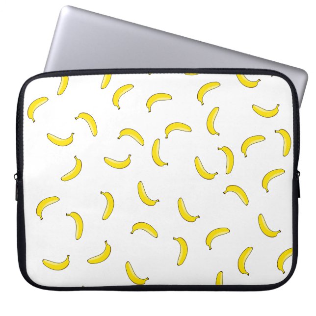 Protection Pour Ordinateur Portable Banane blanche (Devant)