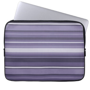 Protection Pour Ordinateur Portable Bandes de cuir violet