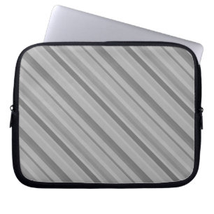Protection Pour Ordinateur Portable Bandes diagonales grises