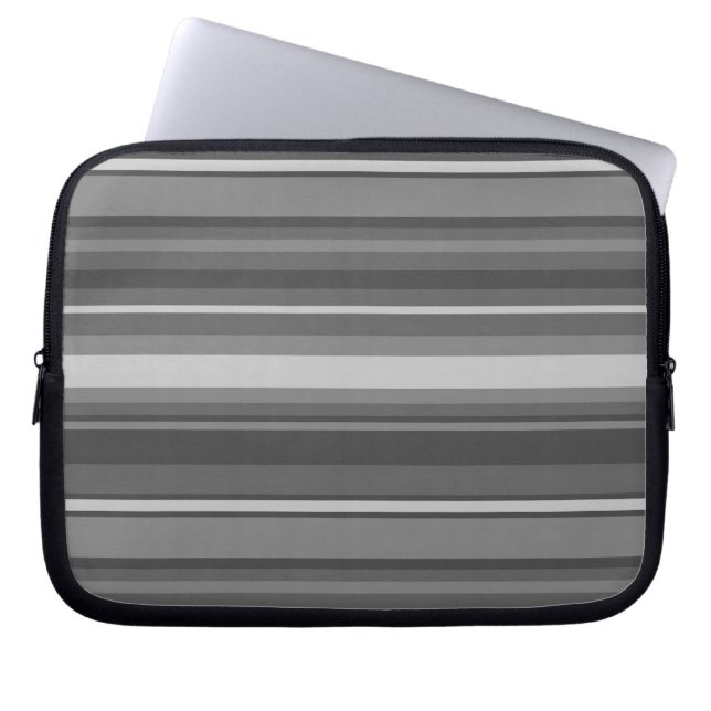 Protection Pour Ordinateur Portable Bandes grises (Devant)