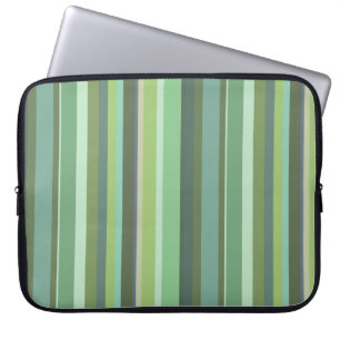 Protection Pour Ordinateur Portable Bandes horizontales vert olive