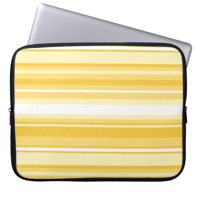 Protection Pour Ordinateur Portable Bandes jaunes (Devant)