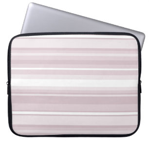 Protection Pour Ordinateur Portable Bandes roses à quartz rose