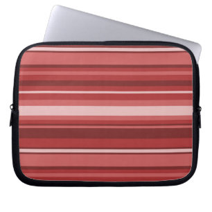 Protection Pour Ordinateur Portable Bandes rouges