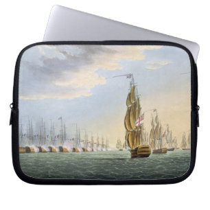 Protection Pour Ordinateur Portable Bataille du Nil, le 1er août 1798, gravé par T