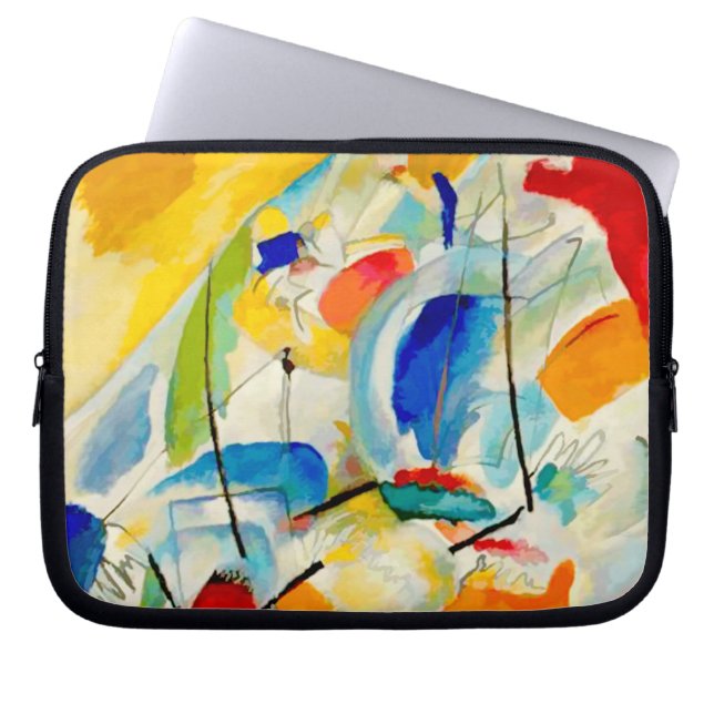 Protection Pour Ordinateur Portable Bataille maritime de Kandinsky 1913 (Devant)