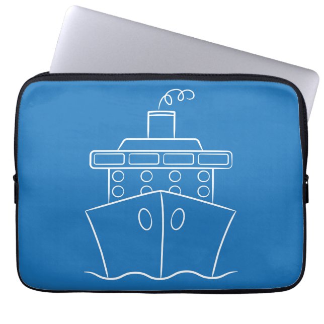 Protection Pour Ordinateur Portable Bateau de croisière (Devant)