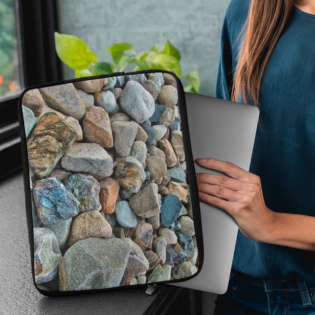 Protection Pour Ordinateur Portable Beach Rocks (Créateur téléchargé)