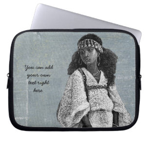 Protection Pour Ordinateur Portable Belle fille africaine