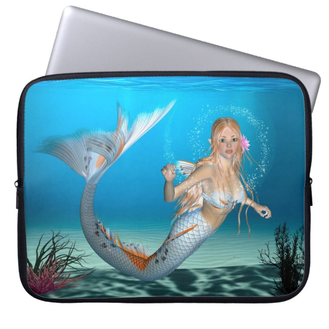 Protection Pour Ordinateur Portable Belle sirène (Devant)