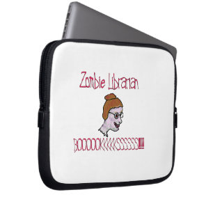 Protection Pour Ordinateur Portable Bibliothécaire zombie