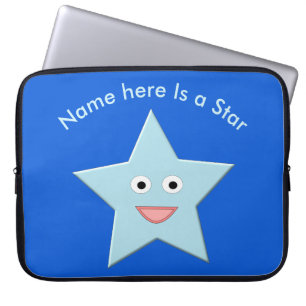 Protection Pour Ordinateur Portable Bleu clair Celebration Star Portable personnalisé