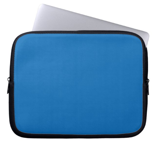 Protection Pour Ordinateur Portable Bleu solide (Devant)