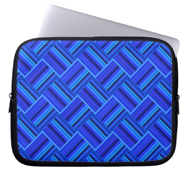 Protection Pour Ordinateur Portable Blue stripes (Devant)