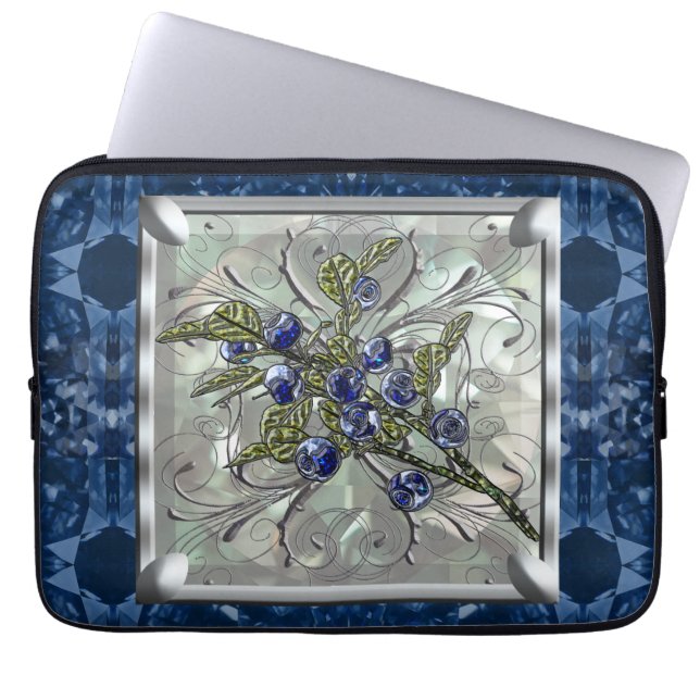Protection Pour Ordinateur Portable Blueberry (Devant)