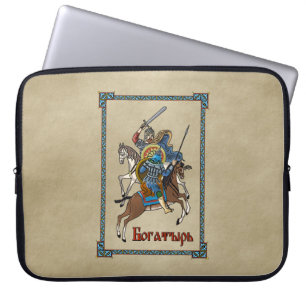 Protection Pour Ordinateur Portable Bogatyr russe médiéval