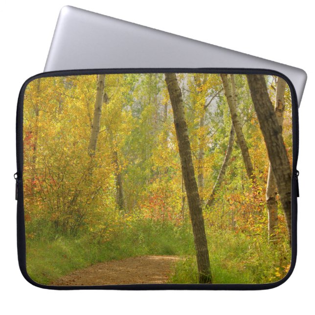 Protection Pour Ordinateur Portable Bois d'automne (Devant)