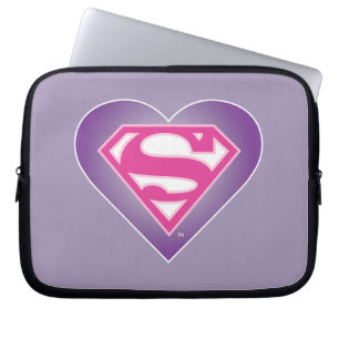 Protection Pour Ordinateur Portable Bouclier du coeur pourpre