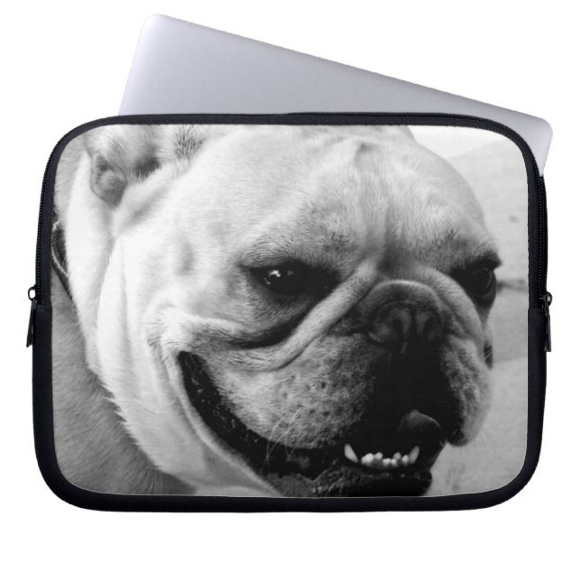 Protection Pour Ordinateur Portable Bouledogue français (Devant)