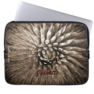 Protection Pour Ordinateur Portable Brun Tan de sépia de transitoire d'agave de